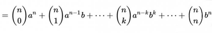 Pascal's triangle formula