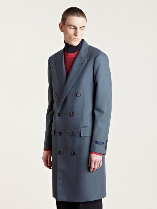 clássico casaco двубортные