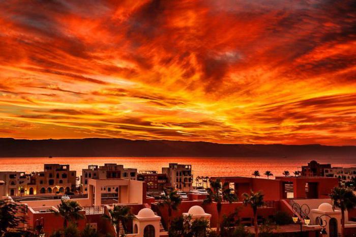 cidade de Aqaba, na jordânia