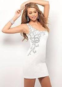 białą sukienkę