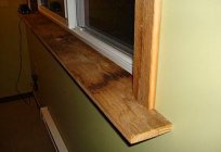 How to make a window sill on the balcony with his hands?