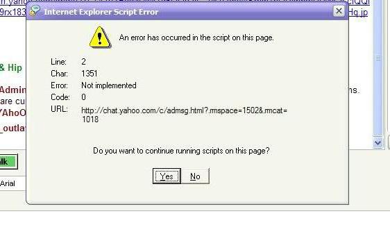 script error how to remove