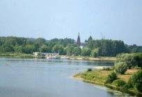 O rio Volga à piscina de um oceano se refere? A descrição e a foto do rio Volga
