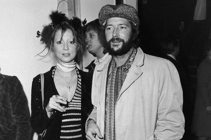 Eric Clapton and Patti Boyd