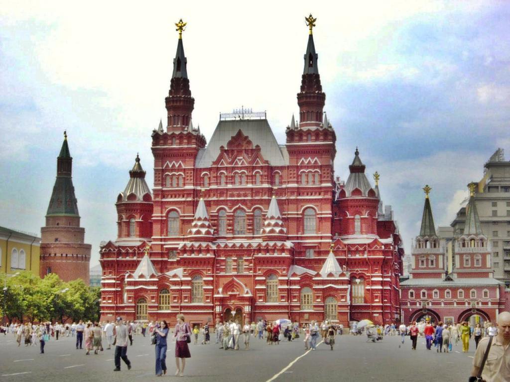 Red square in Moscow