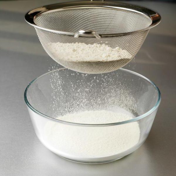 sieve for sifting flour photo