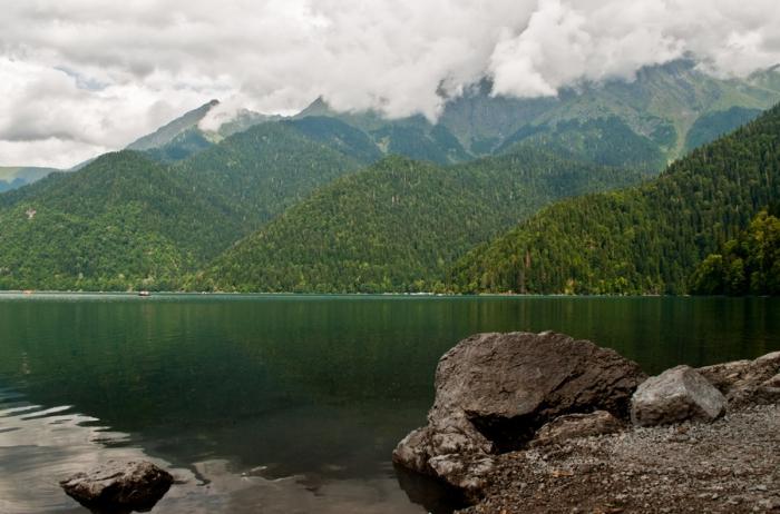Abkhazia lake Ritsa