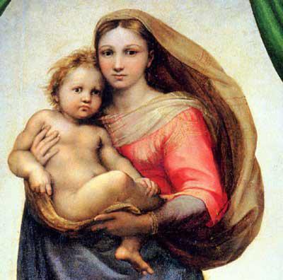 the Sistine Madonna description of the picture