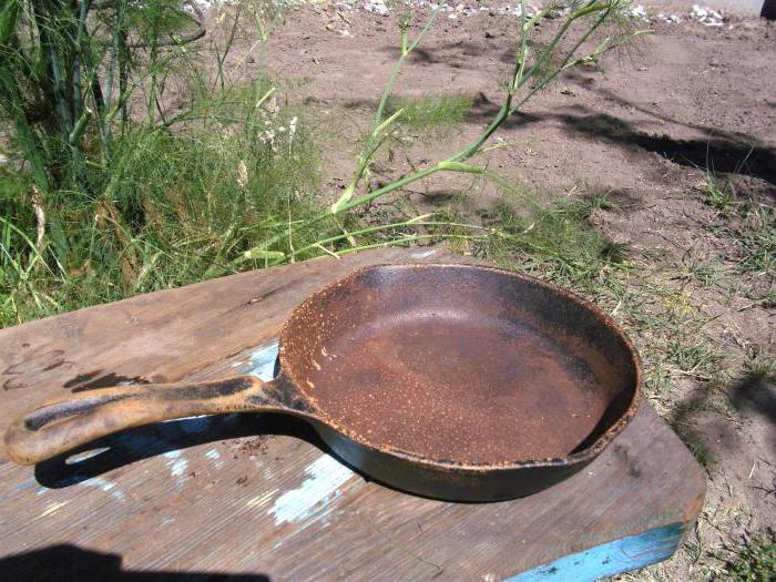 why rust cast iron skillet