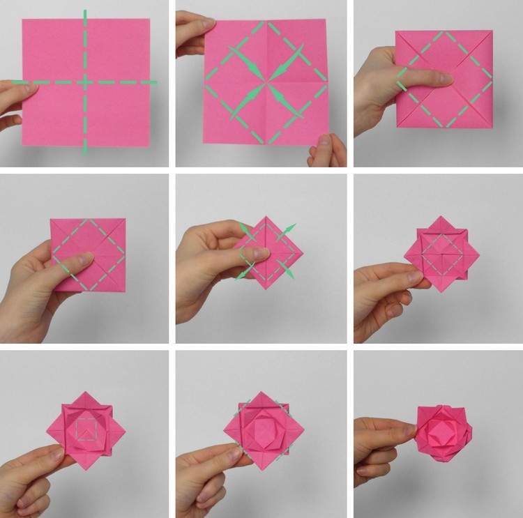 a Flor do origami