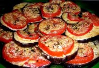 Delicious and healthy baked eggplant