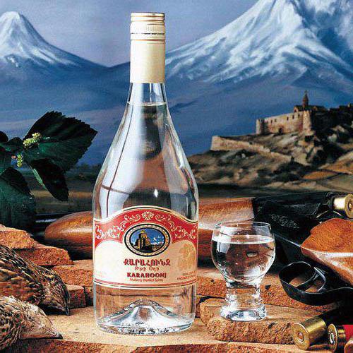 Mulberry Armenian vodka