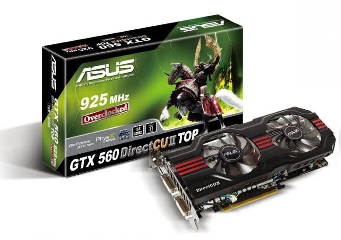 GeForce GTX 560 विनिर्देशों