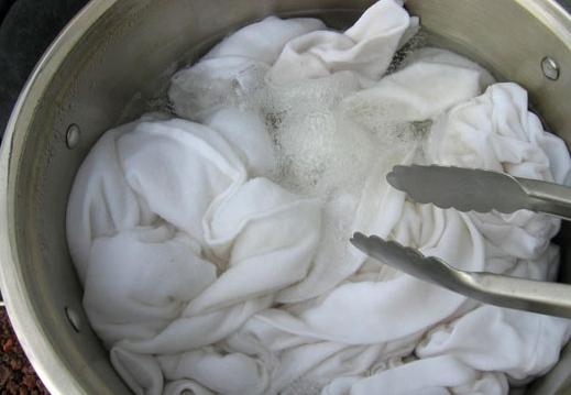 how to boil linen