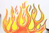 How to draw a fire: some useful tips