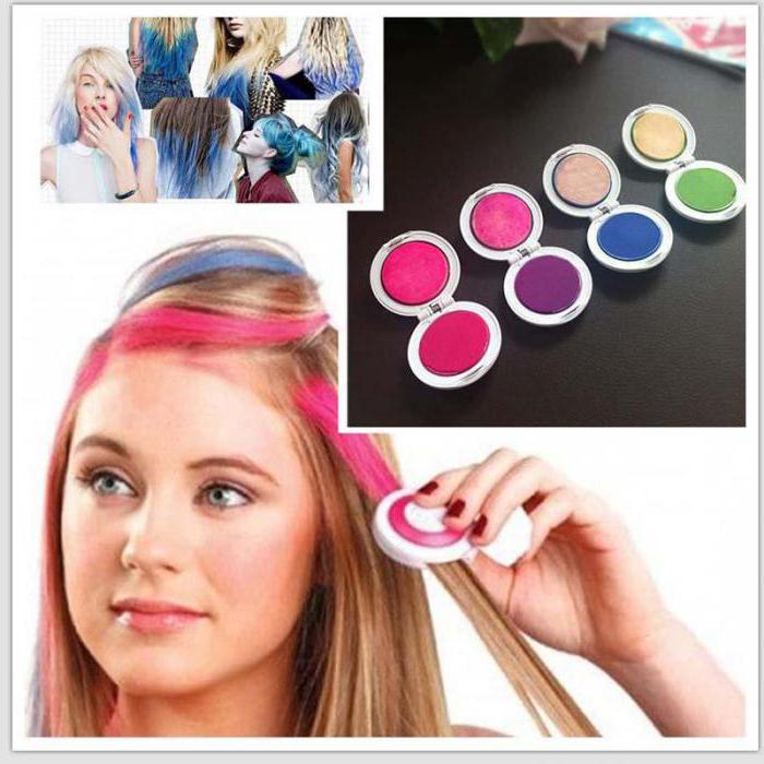 paint for hair washed with shampoo