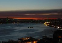 The Bosphorus Strait at the junction of the continents