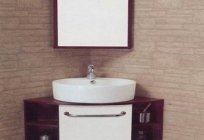 Furniture for bathroom corner - the perfect solution for small spaces