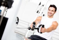 A set of exercises for men in gym for weight loss