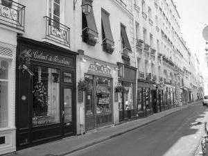 paris sokakları fotoğraf