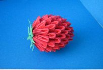 How to create origami berries: technique, description, manual