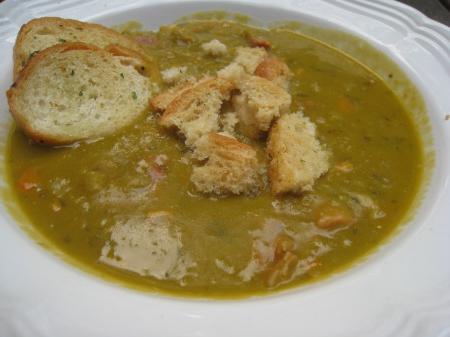Rezepte гороховых Suppen mit Foto
