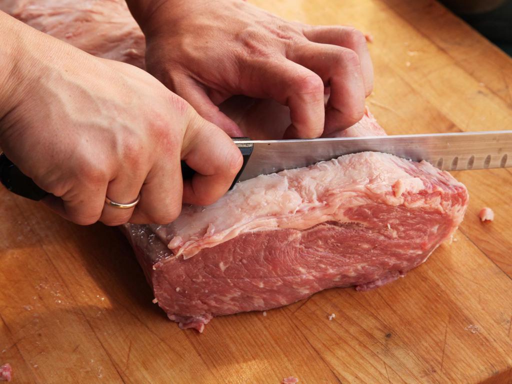 schneiden Rindfleisch
