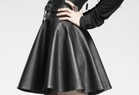 Leather jacket and leather skirt. Styles of leather skirts. Jackets female from a genuine leather