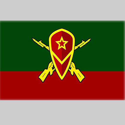flag of motorized rifle troops of Russian photo