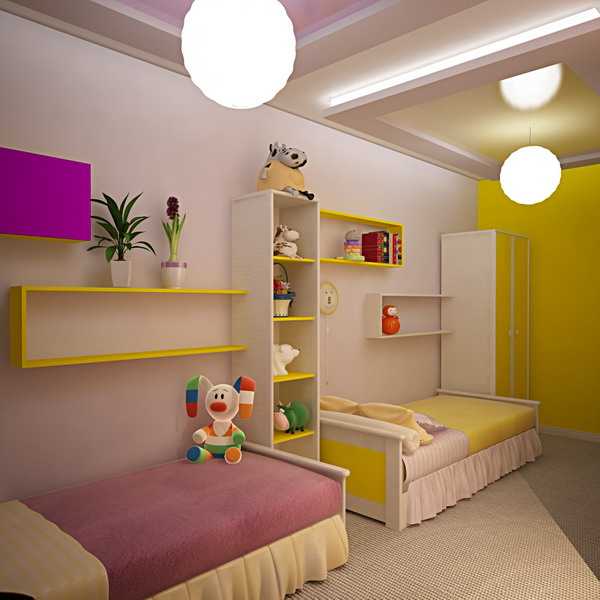 Repair a child's room for two girls