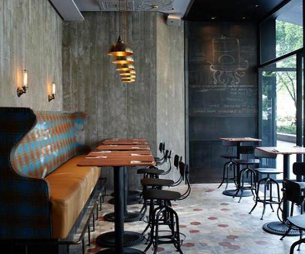 projektowanie kawiarni w stylu loft