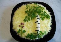 Salad Berezka: step-by-step recipe with photos