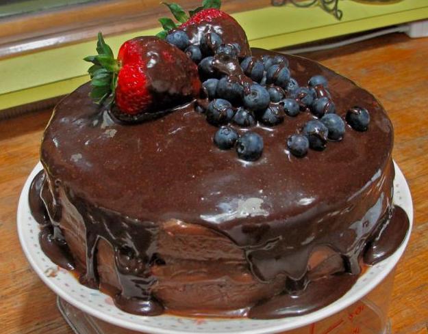 шоколадна помадка для торта