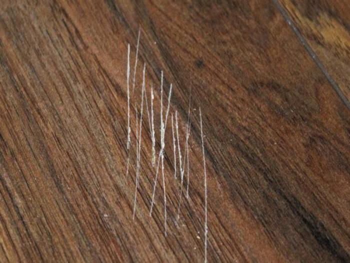 remove minor scratches with laminate