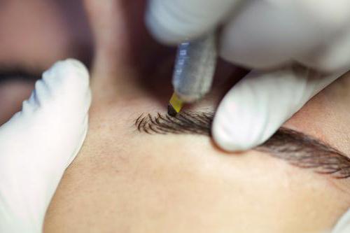 what is the difference microbleeding from eyebrow tattoo