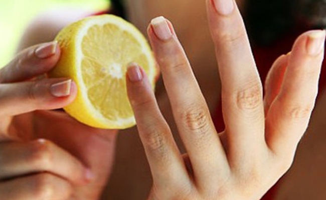 Lemon good for nails