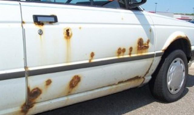 how to remove rust from the car