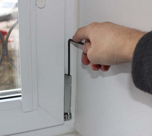 segurar correctamente a janela de pvc para o inverno