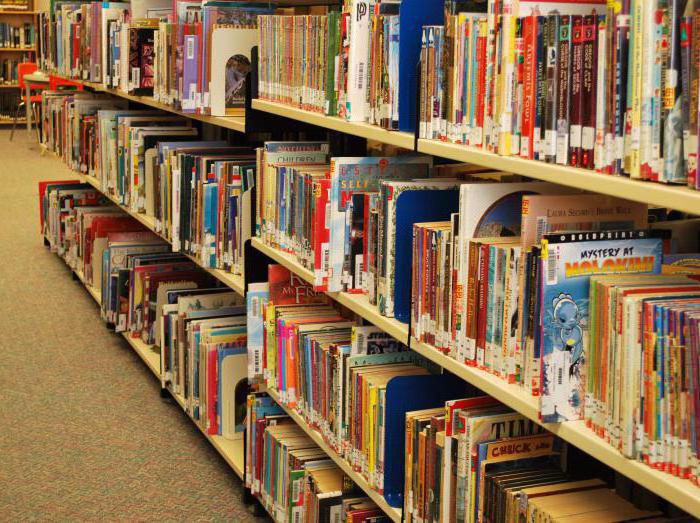 las reglas de uso de los libros en la biblioteca de la escuela