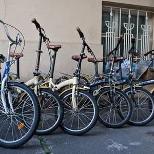 bikes in Gorky Park