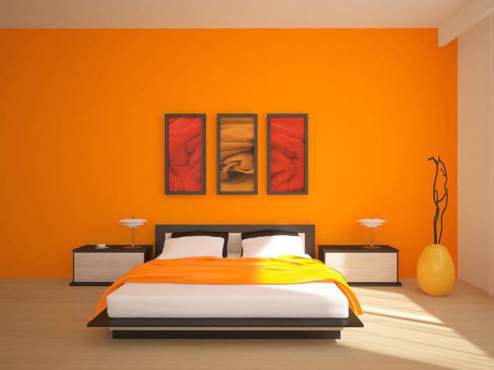 renkli duvarlar ve yatak odası iç fotoğraf