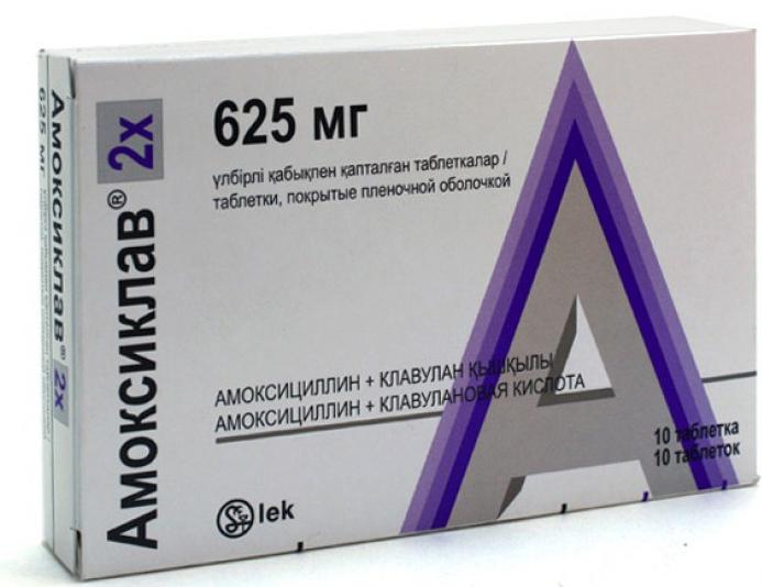 amoksycylina kwas klawulanowy 625