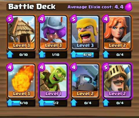 deck for 3 arena clash royale