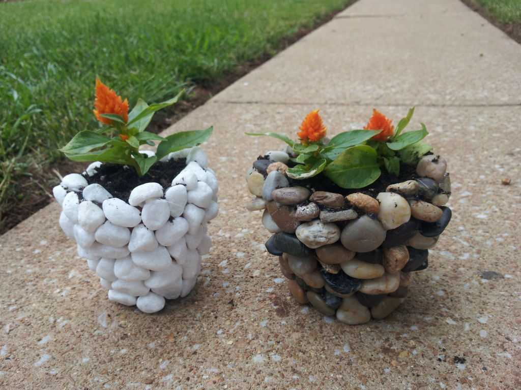 花盆用石头