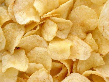 die Zusammensetzung der Chips Leis sauerrahm und Kräuter