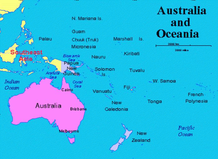 australia y oceanía