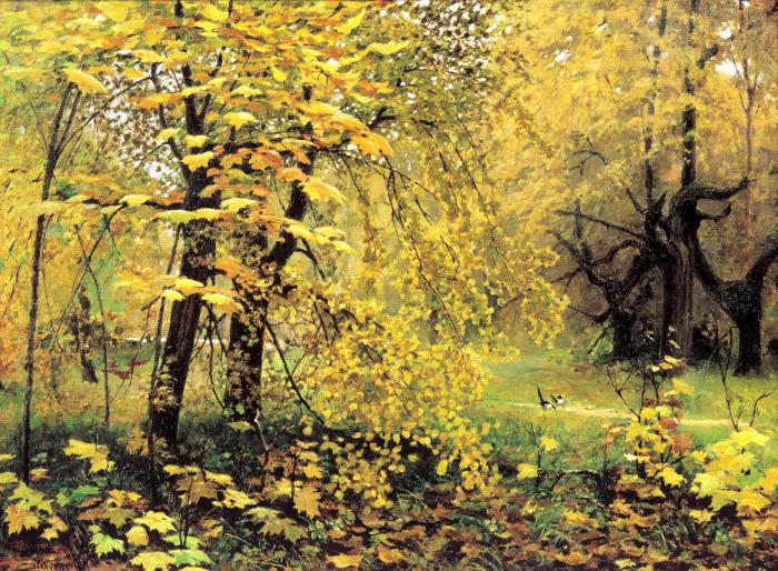 Russische russische Künstler Herbst