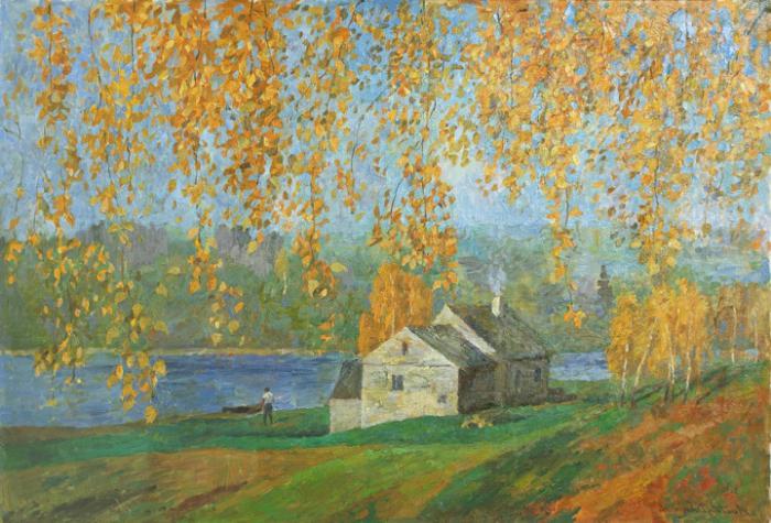 Outono em pinturas de artistas russos