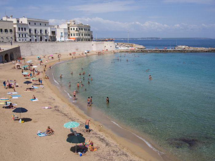 vacaciones en la Playa en italia a finales de octubre