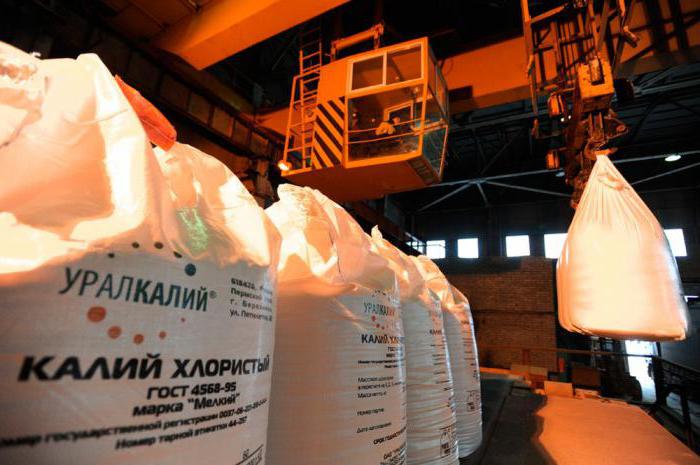 centers of production of mineral fertilizers in Russian city